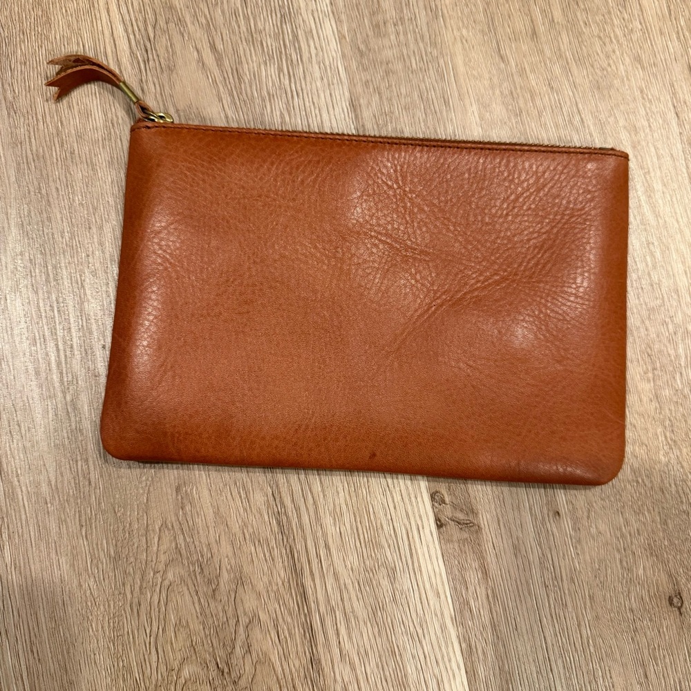 Madewell Leather Clutch Bag